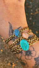 Load image into Gallery viewer, Boulder Opal Cuban Link Bracelet