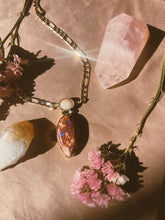 Load image into Gallery viewer, Cantera + Ethiopian Opal Figaro Chain