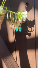 Load image into Gallery viewer, Stone Hoops - Cantera Opal 002