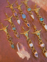 Load image into Gallery viewer, The Steer Earrings - Cantera Opal + Amazonite