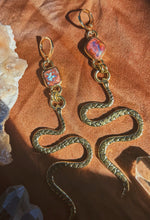 Load image into Gallery viewer, Cantera Opal Snake Earrings
