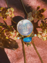 Load image into Gallery viewer, Australian + Sterling Opal Moon Bolo