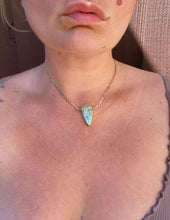 Load image into Gallery viewer, Giraffe Turquoise Figaro Chain