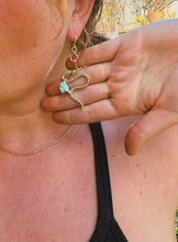 Load image into Gallery viewer, Hubei Turquoise Snake Earrings