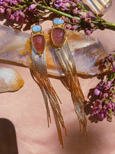 Load image into Gallery viewer, 2-in-1 Dusters - Strawberry Quartz + Australian Opal