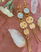 Load image into Gallery viewer, Moon Drop Earrings
