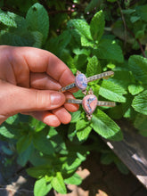 Load image into Gallery viewer, Cantera Opal Stamped Bangle 001 //