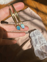 Load image into Gallery viewer, Australian Opal Hoops 001