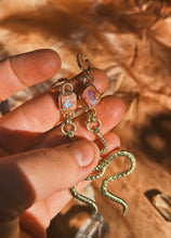 Load image into Gallery viewer, Cantera Opal Snake Earrings