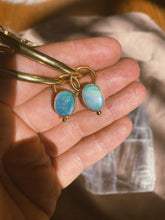 Load image into Gallery viewer, Australian Opal Hoops 001