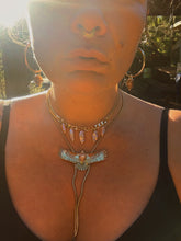 Load image into Gallery viewer, Cantera Opal Hawk Bolo