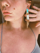 Load image into Gallery viewer, 2-in-1 Dusters - White Water Turquoise + Australian Opal