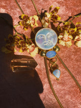 Load image into Gallery viewer, Double Australian Opal Moon Bolo