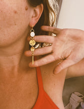 Load image into Gallery viewer, Moon Drop Earrings