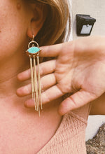 Load image into Gallery viewer, White Water Turquoise All Seeing Eye Dusters