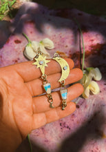 Load image into Gallery viewer, Star + Moon Earrings 001