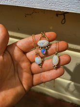 Load image into Gallery viewer, Cantera + Ethiopian Opal Stacked Necklace