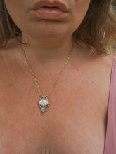 Load image into Gallery viewer, Cantera + Ethiopian Opal Stacked Necklace