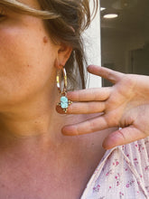 Load image into Gallery viewer, Hubei Turquoise Hoops