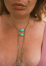 Load image into Gallery viewer, Kingman Turquoise Ladder Necklace