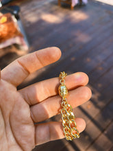 Load image into Gallery viewer, Boulder Opal Cuban Link Bracelet