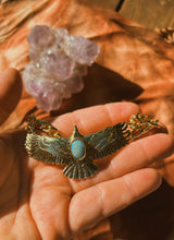 Load image into Gallery viewer, Australian Opal Cuban Link Hawk Bracelet