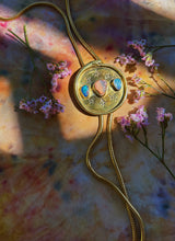 Load image into Gallery viewer, Triple Opal Ouroboros Bolo