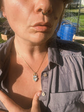 Load image into Gallery viewer, The Portal Necklace 002 - Double Aussie Opal
