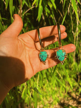 Load image into Gallery viewer, Turquoise Hoops 001