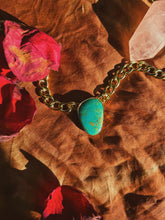 Load image into Gallery viewer, Kingman Turquoise Cuban Link Chain