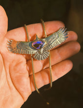 Load image into Gallery viewer, Boulder Opal Hawk Bolo