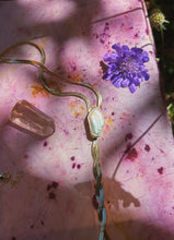 Load image into Gallery viewer, Twisted Vision Lariat - Pearl Herringbone