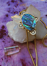 Load image into Gallery viewer, Stamped Abalone Bolo
