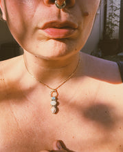 Load image into Gallery viewer, The Portal Chain 001 - Cantera + Australian Opal x Faceted Amazonite