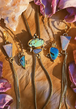 Load image into Gallery viewer, Hubei Turquoise + Australian Opal Moon Bolo
