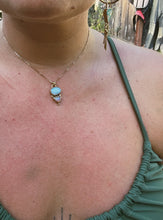 Load image into Gallery viewer, Cantera Opal + Sunstone Portal Necklace