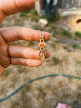 Load image into Gallery viewer, Cantera Opal + Sunstone Portal Necklace
