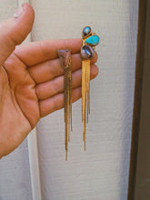 Load image into Gallery viewer, Ear Crawler Duo Dusters - Cantera Opal, Kingman Turquoise