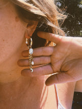 Load image into Gallery viewer, Dendritic Agate Multi Hoop