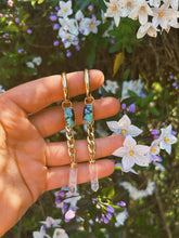 Load image into Gallery viewer, Hubei Turquoise Multi Hoops 001