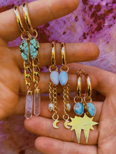 Load image into Gallery viewer, Australian Opal Multi Hoop 002