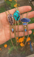 Load image into Gallery viewer, Cantera + Australian Opal Drop Bolo