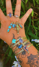 Load image into Gallery viewer, Turquoise Stamped Bangle