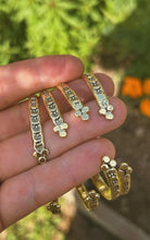 Load image into Gallery viewer, Cantera Opal Stamped Bangle 002 //