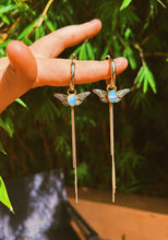 Load image into Gallery viewer, Australian Opal Butterfly Multi Hoops