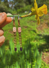 Load image into Gallery viewer, Cantera Opal x Amethyst Point Multi Hoop