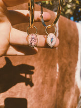 Load image into Gallery viewer, Drop Hoop - Cantera Opal