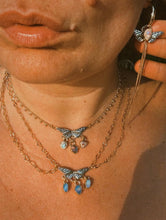 Load image into Gallery viewer, Australian Opal Butterfly Necklace