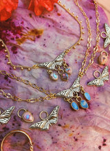 Load image into Gallery viewer, Cantera Opal Butterfly Necklace