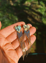 Load image into Gallery viewer, Hubei Turquoise Hearts Duo Dusters